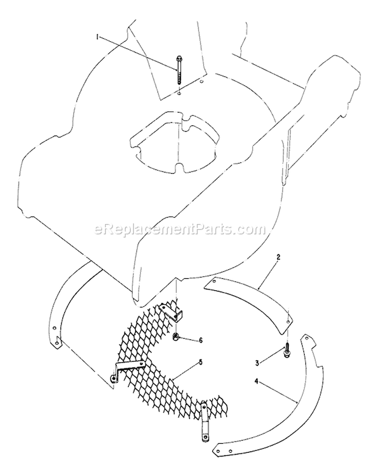 Leaf Shredder Kit Diagram and Parts List for 20762 3000001-3999999 - 1983 Toro Lawn Mower