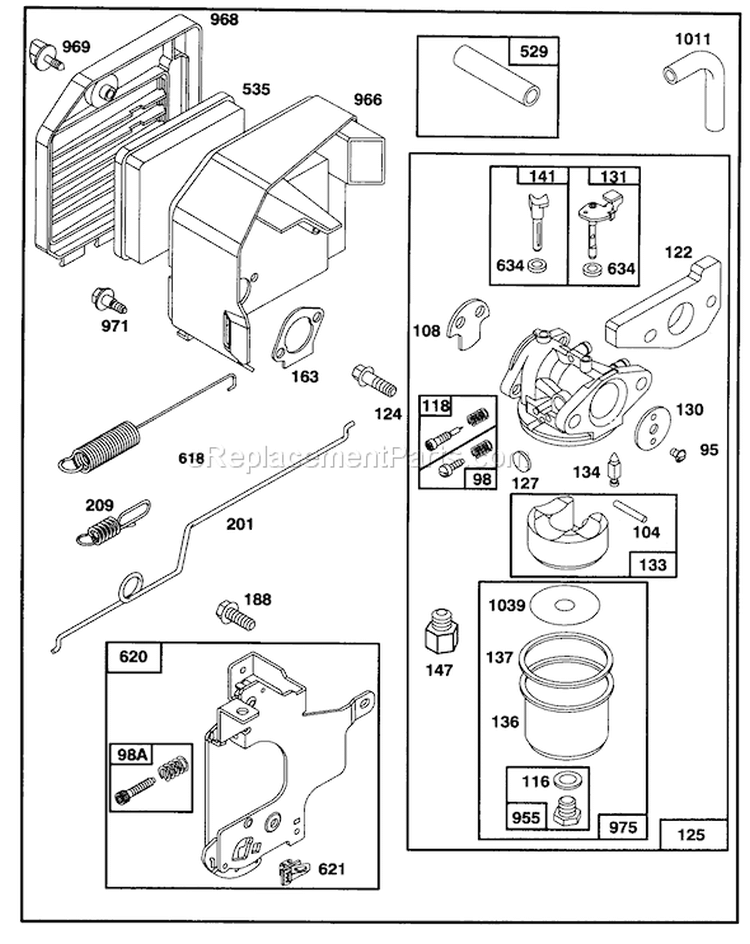 Page C Diagram and Parts List for 20763B 39000001-39999999 - 1993 Toro Lawn Mower