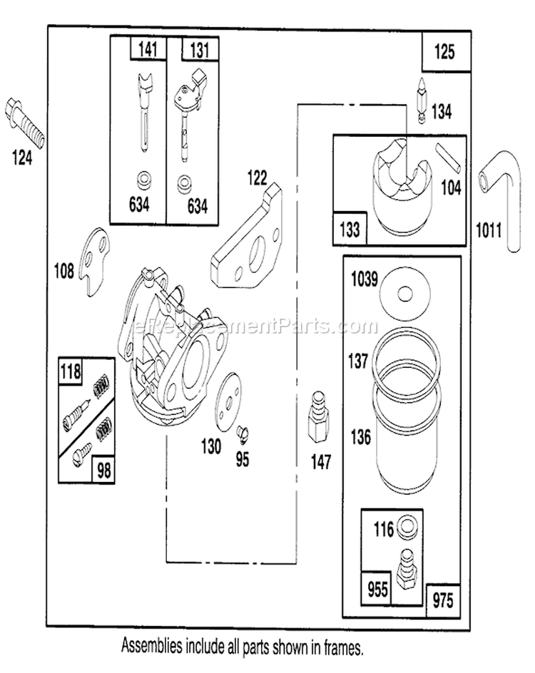 Page D Diagram and Parts List for 20766BC 49000001-49999999 - 1994 Toro Lawn Mower