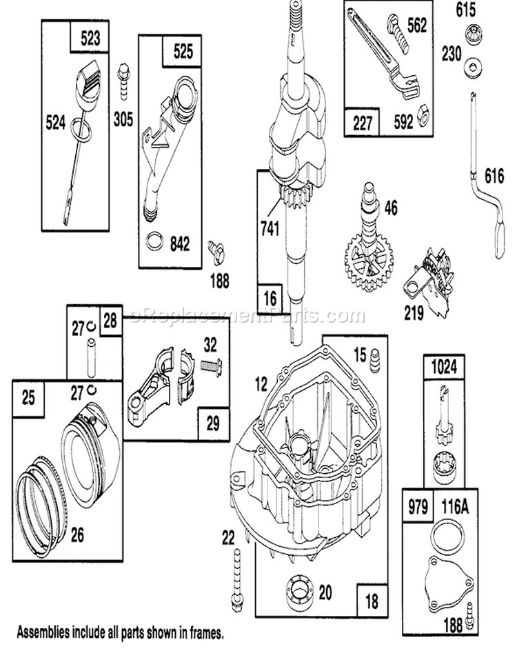 Page C Diagram and Parts List for 20766B 49000001-49999999 - 1994 Toro Lawn Mower