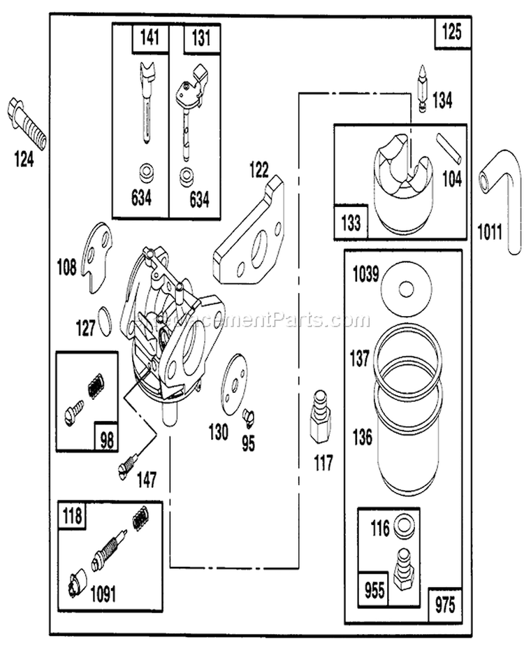 Page D Diagram and Parts List for 20767 6900001-6999999 - 1996 Toro Lawn Mower