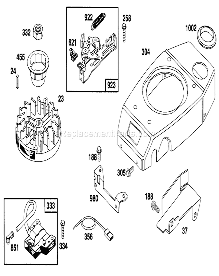 Page F Diagram and Parts List for 20767 6900001-6999999 - 1996 Toro Lawn Mower