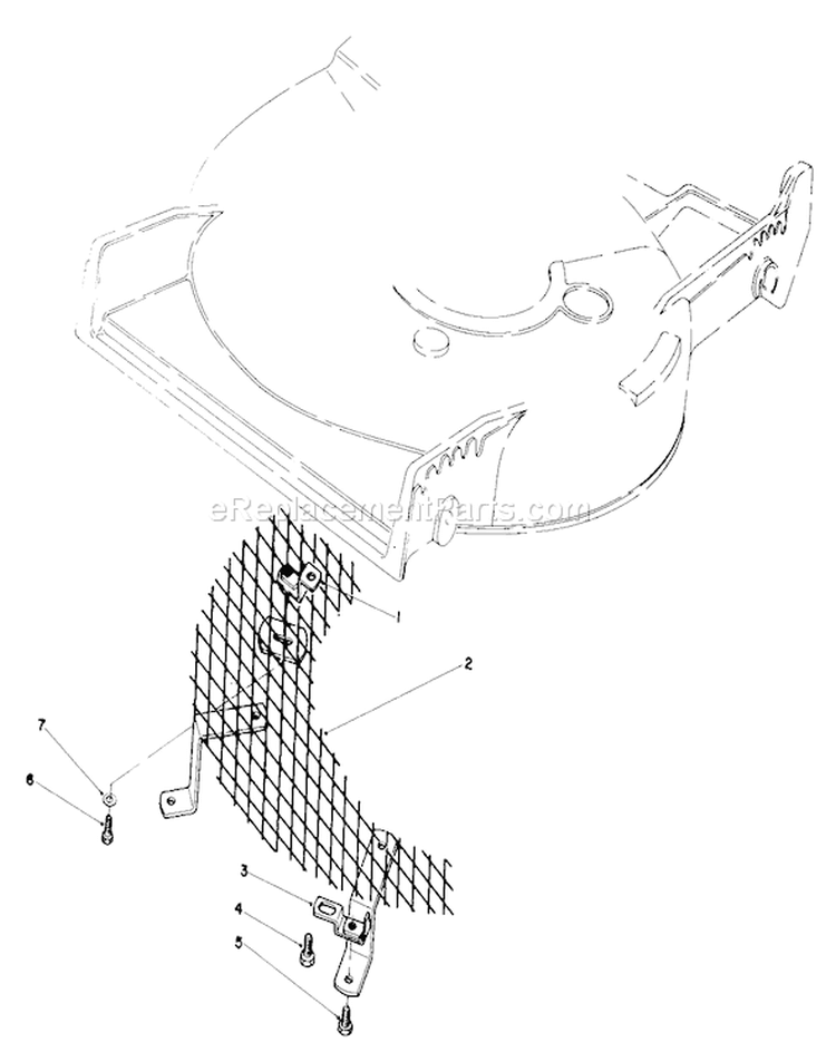 Leaf Shredder Kit Diagram and Parts List for 20771 3000001-3999999 - 1983 Toro Lawn Mower