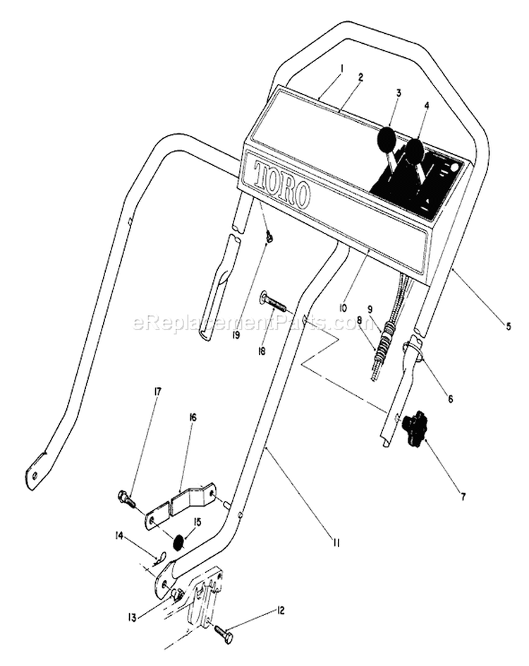 Page I Diagram and Parts List for 20773 3000001-3999999 - 1983 Toro Lawn Mower