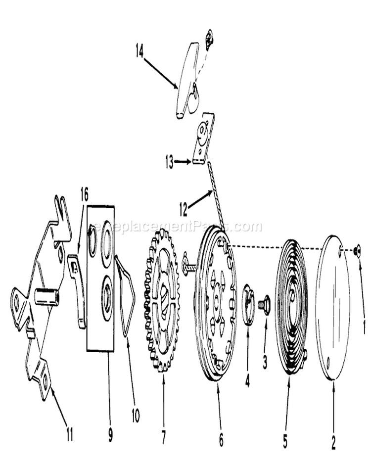Page I Diagram and Parts List for 20775 1000001-1999999 - 1981 Toro Lawn Mower