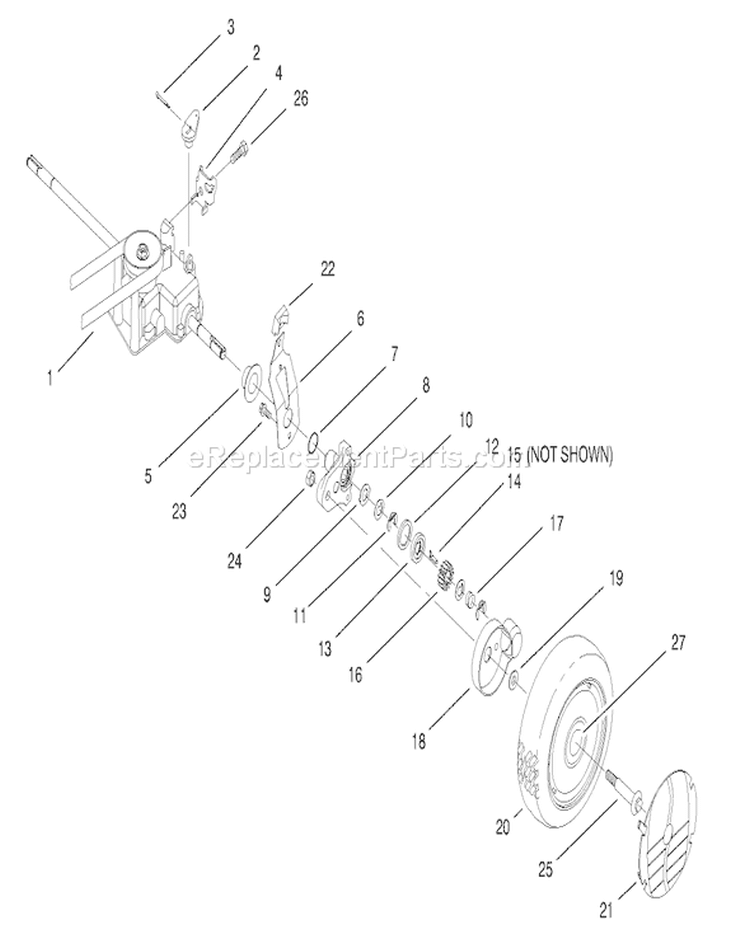Page O Diagram and Parts List for 20776 7900001-7999999 - 1997 Toro Lawn Mower