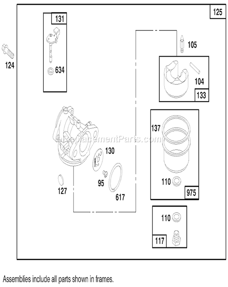Page E Diagram and Parts List for 20776 7900001-7999999 - 1997 Toro Lawn Mower