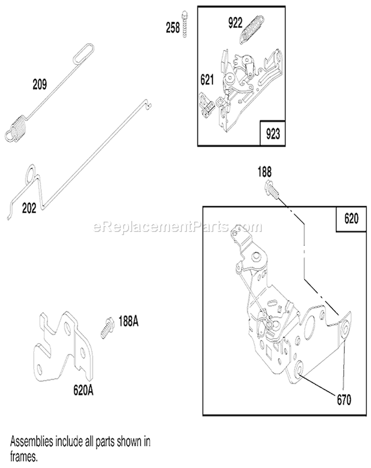 Page F Diagram and Parts List for 20776 7900001-7999999 - 1997 Toro Lawn Mower