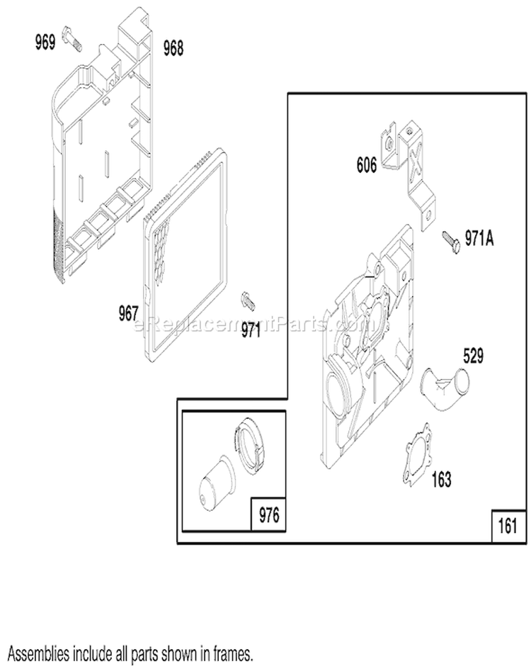 Page G Diagram and Parts List for 20776 7900001-7999999 - 1997 Toro Lawn Mower