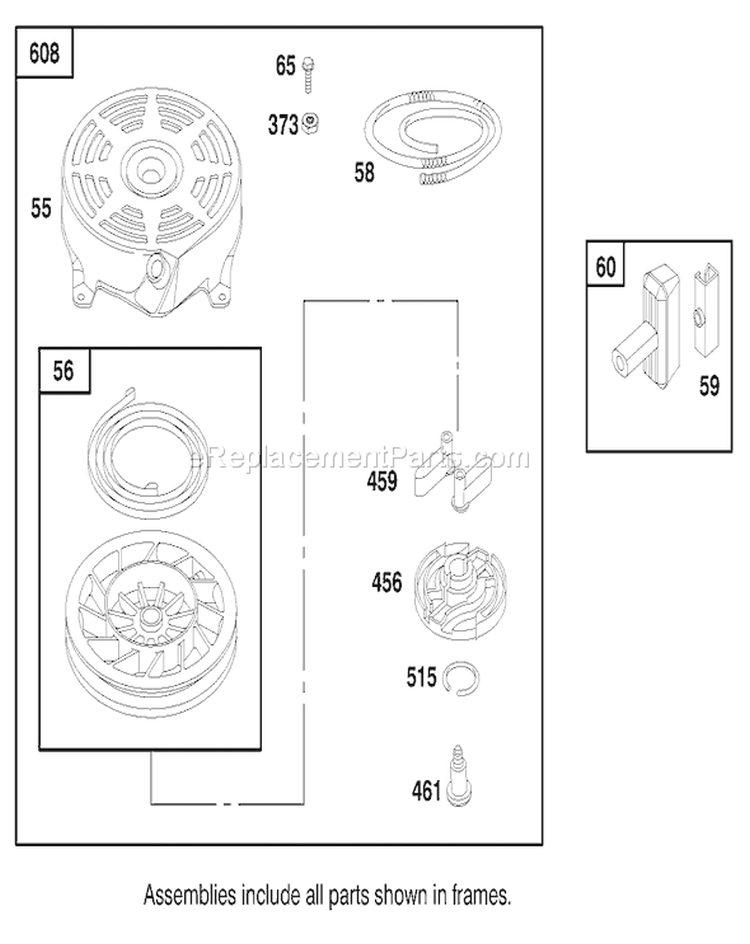 Page J Diagram and Parts List for 20776 8900001-8999999 - 1998 Toro Lawn Mower