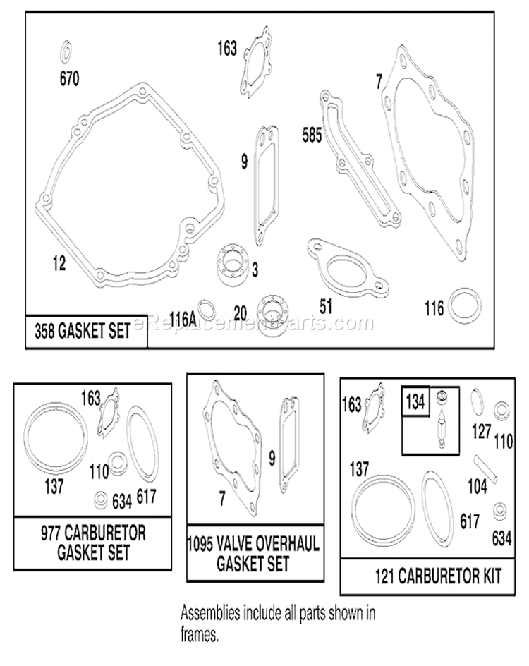 Page K Diagram and Parts List for 20776 8900001-8999999 - 1998 Toro Lawn Mower
