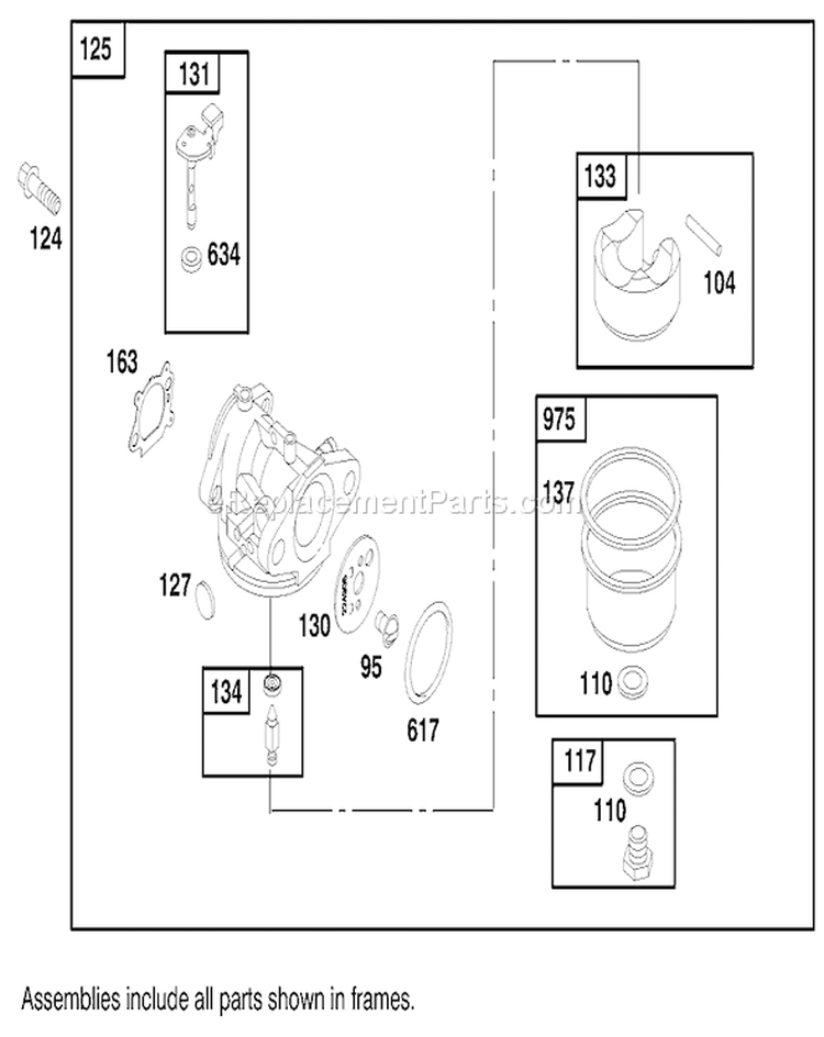 Page E Diagram and Parts List for 20776 8900001-8999999 - 1998 Toro Lawn Mower