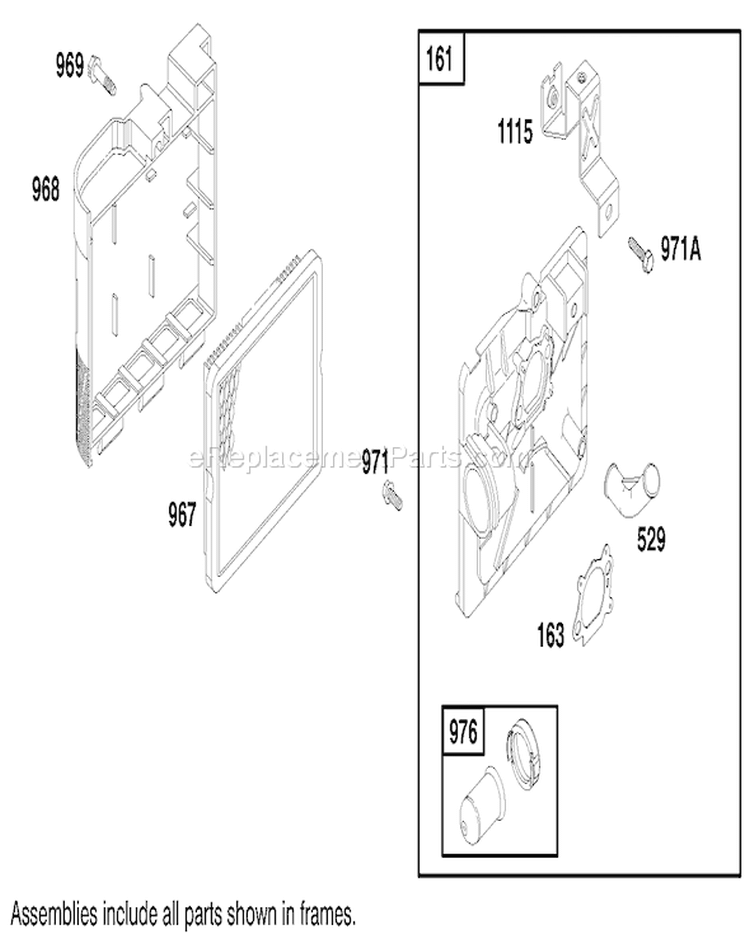 Page F Diagram and Parts List for 20776 9900001-9999999 - 1999 Toro Lawn Mower