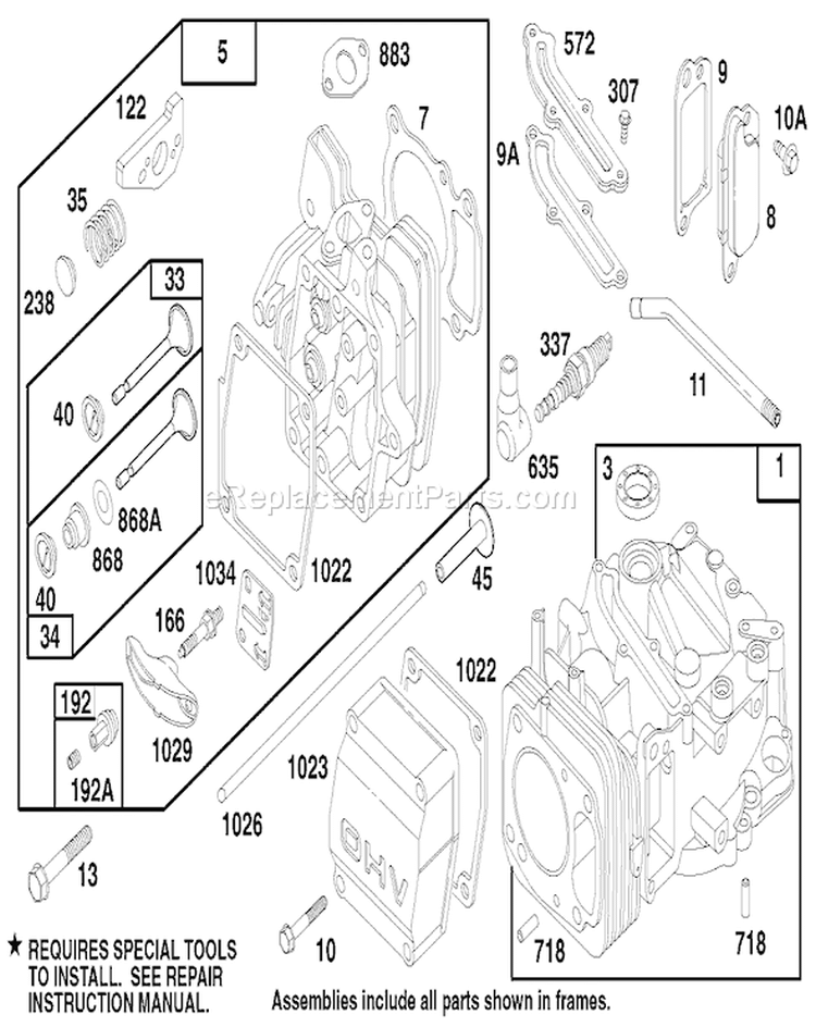 Page B Diagram and Parts List for 20777 7900001-7999999 - 1997 Toro Lawn Mower
