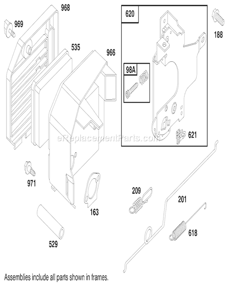 Page J Diagram and Parts List for 20778 7900001-7999999 - 1997 Toro Lawn Mower