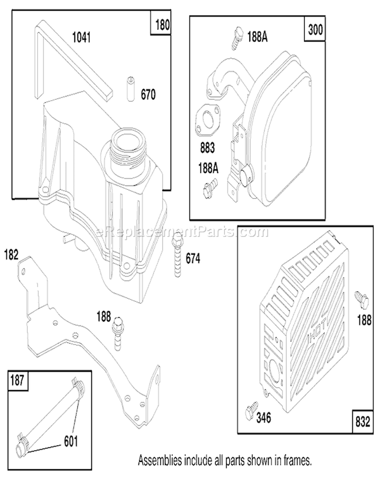 Page D Diagram and Parts List for 20778 7900001-7999999 - 1997 Toro Lawn Mower