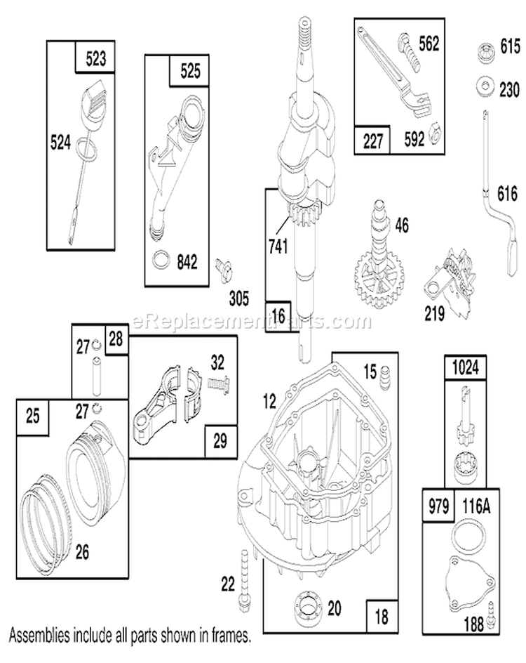 Page H Diagram and Parts List for 20778 7900001-7999999 - 1997 Toro Lawn Mower