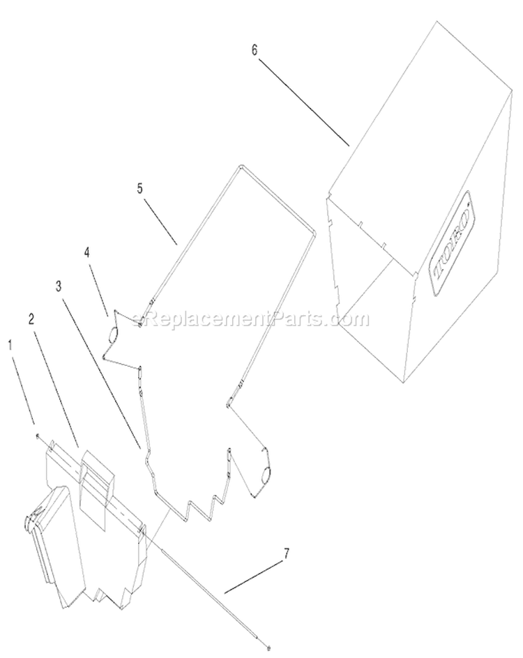 Page N Diagram and Parts List for 20779 200000001-200999999 - 2000 Toro Lawn Mower