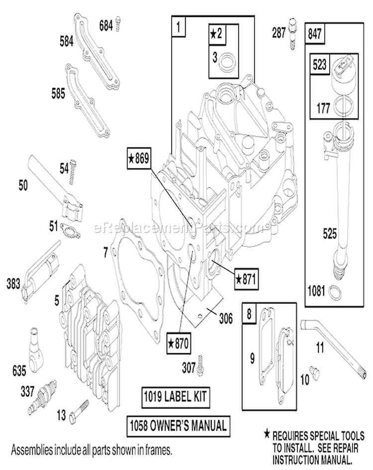Page B Diagram and Parts List for 20779 200000001-200999999 - 2000 Toro Lawn Mower