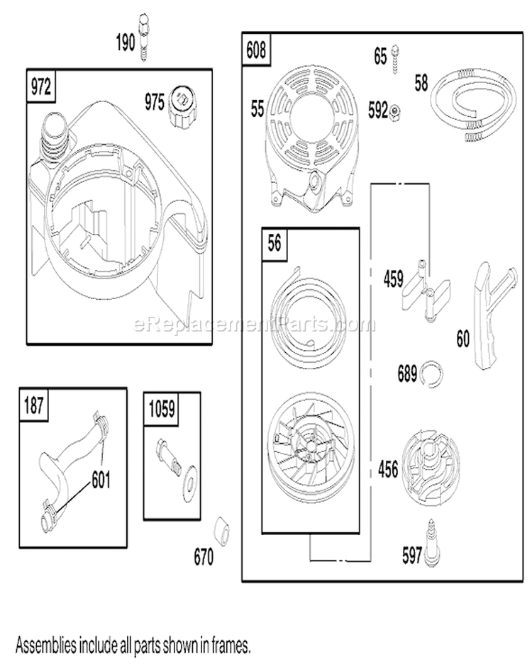 Page G Diagram and Parts List for 20779 200000001-200999999 - 2000 Toro Lawn Mower