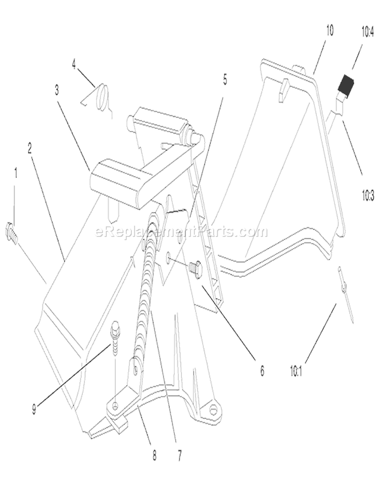 Page O Diagram and Parts List for 20779 210000001-210999999 - 2001 Toro Lawn Mower