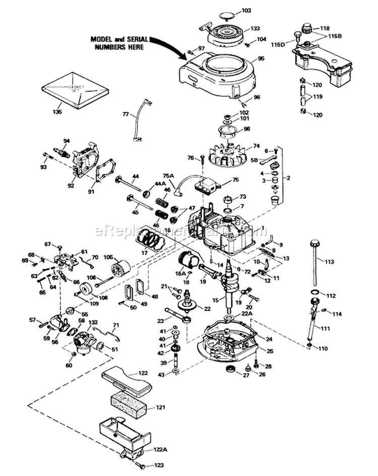 Page C Diagram and Parts List for 20780C 9000001-9999999 - 1989 Toro Lawn Mower