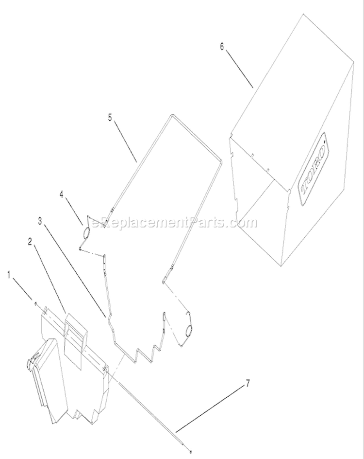 Page R Diagram and Parts List for 20781 220000001-220999999 - 2002 Toro Lawn Mower