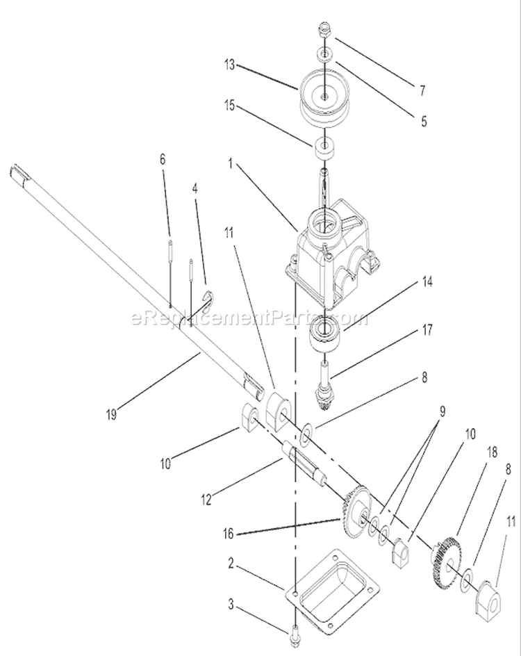 Page L Diagram and Parts List for 20781 230000001-230999999 - 2003 Toro Lawn Mower