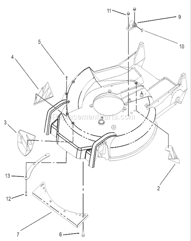 Page O Diagram and Parts List for 20781 230000001-230999999 - 2003 Toro Lawn Mower