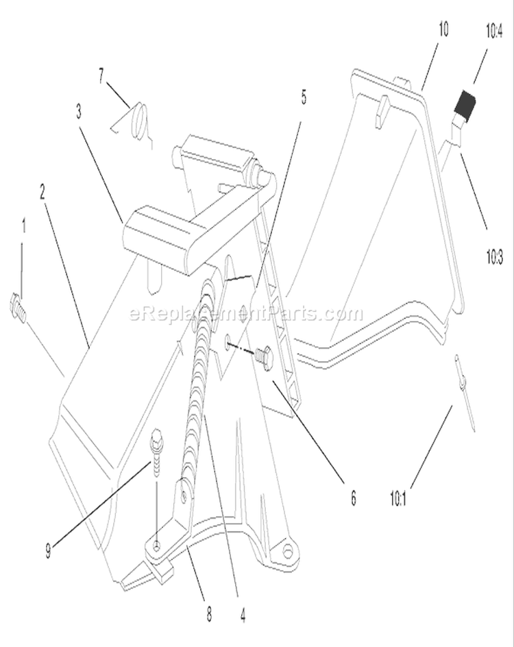 Page Q Diagram and Parts List for 20781 230000001-230999999 - 2003 Toro Lawn Mower