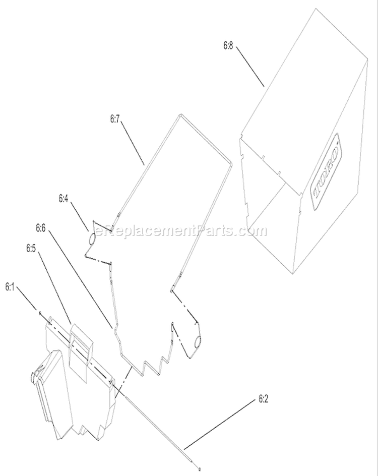Page R Diagram and Parts List for 20781 230000001-230999999 - 2003 Toro Lawn Mower