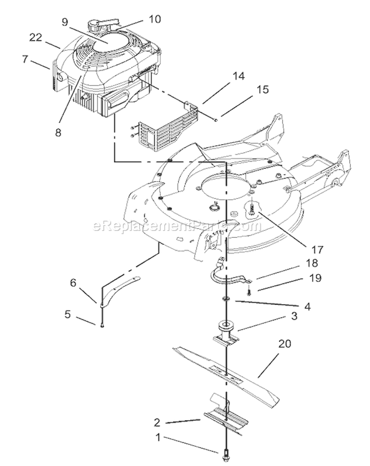 Page I Diagram and Parts List for 20781 230000001-230999999 - 2003 Toro Lawn Mower
