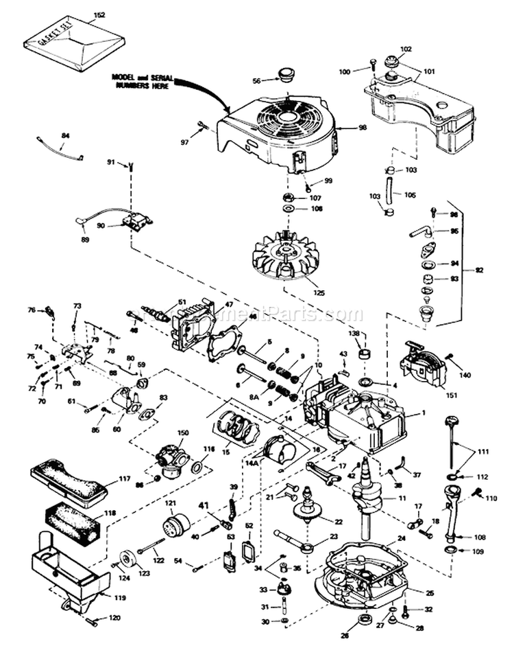 Page C Diagram and Parts List for 20782C 6000001-6999999 - 1986 Toro Lawn Mower