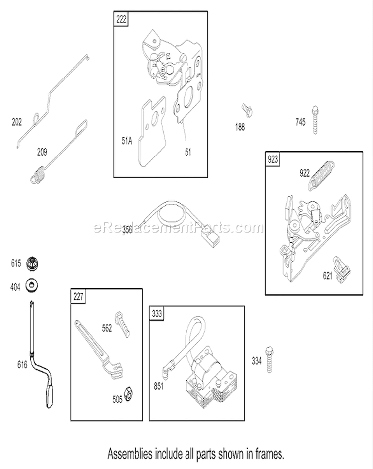 Page X Diagram and Parts List for 20783 230000001-230002003 - 2003 Toro Lawn Mower