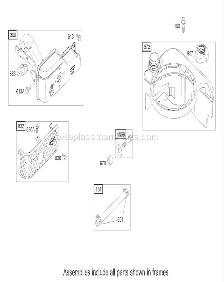 Page AB Diagram and Parts List for 20783 230000001-230002003 - 2003 Toro Lawn Mower