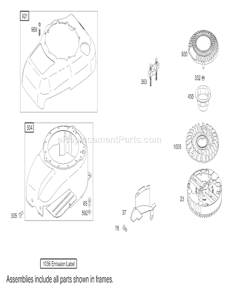Page C Diagram and Parts List for 20783 230000001-230002003 - 2003 Toro Lawn Mower