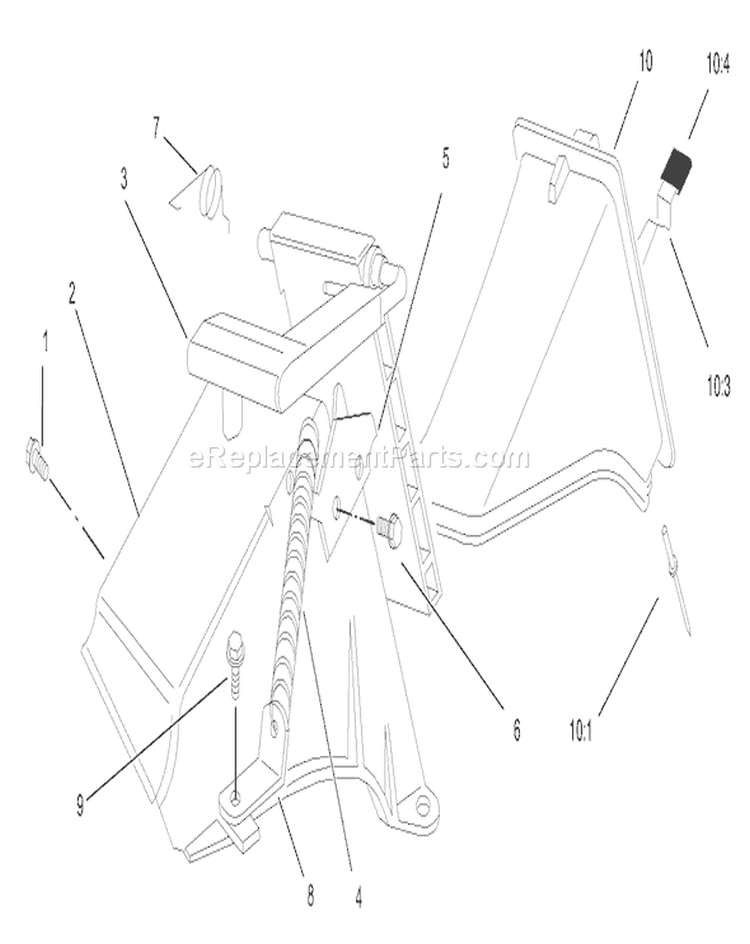 Page AD Diagram and Parts List for 20783 230000001-230002003 - 2003 Toro Lawn Mower