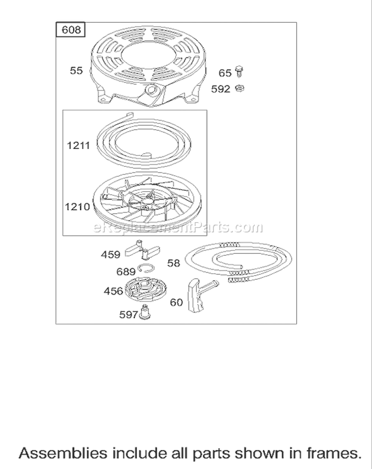 Page AF Diagram and Parts List for 20783 230000001-230002003 - 2003 Toro Lawn Mower