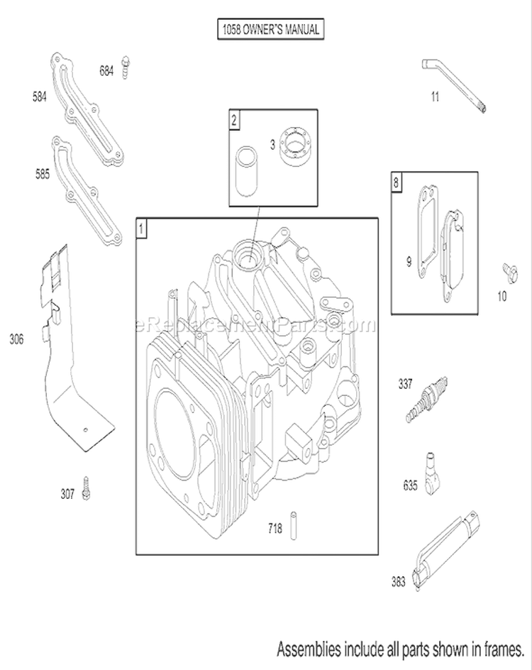 Page O Diagram and Parts List for 20783 230002004-230999999 - 2003 Toro Lawn Mower
