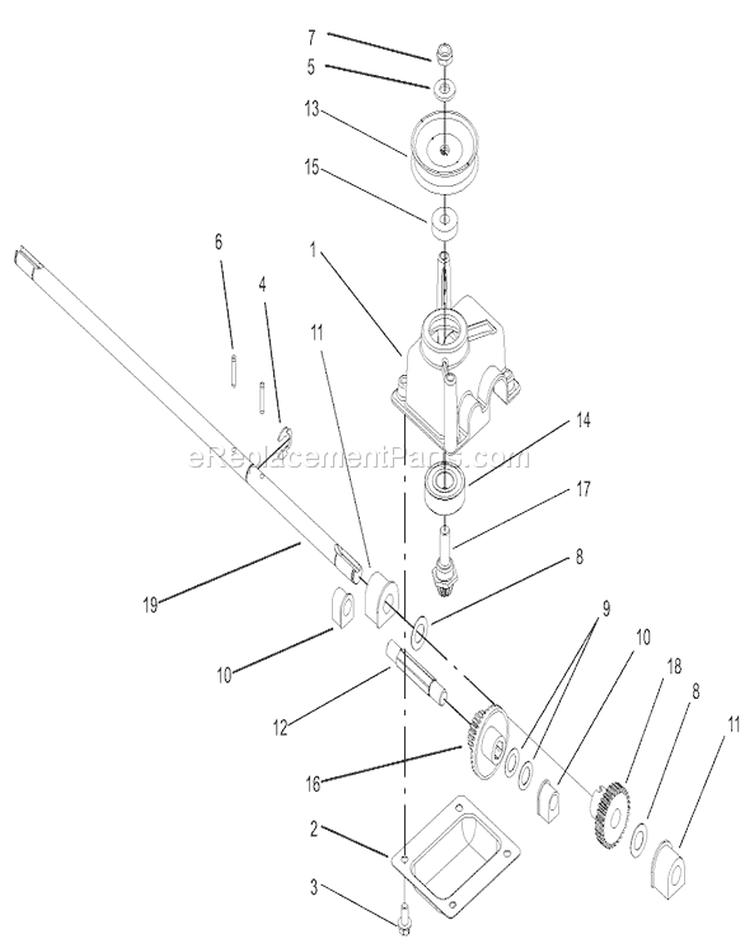 Page J Diagram and Parts List for 20781 250000001-250999999 - 2005 Toro Lawn Mower