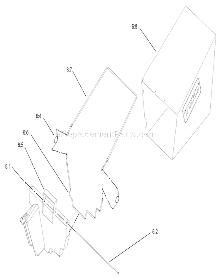 Page AE Diagram and Parts List for 20783 230002004-230999999 - 2003 Toro Lawn Mower