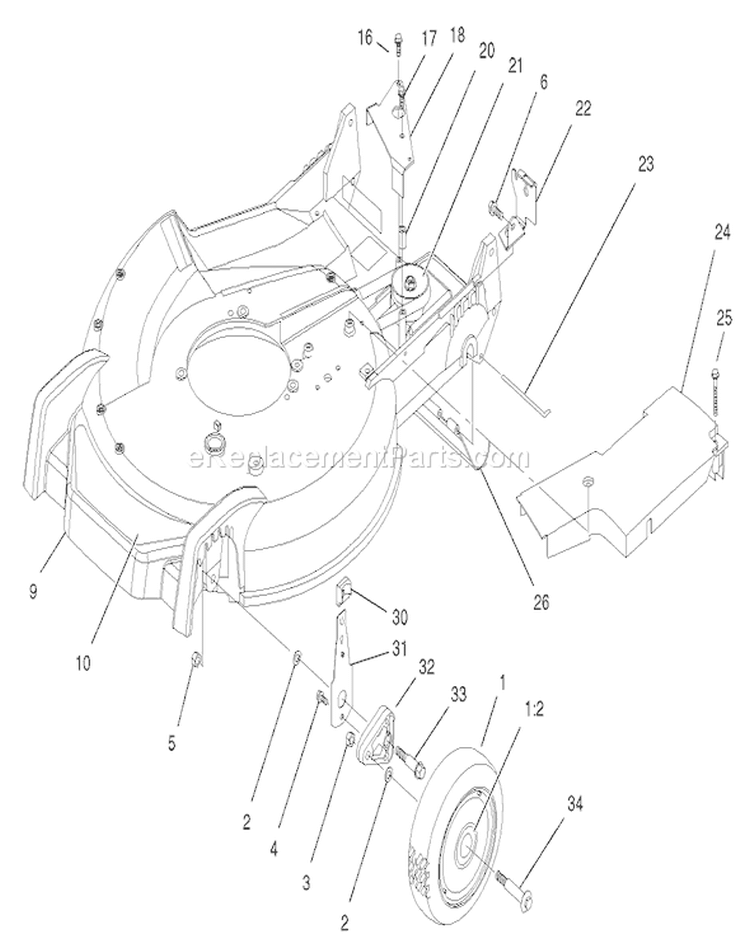 Page Q Diagram and Parts List for 20783 220000001-220999999 - 2002 Toro Lawn Mower