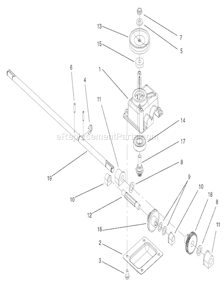 Page W Diagram and Parts List for 20783 220000001-220999999 - 2002 Toro Lawn Mower