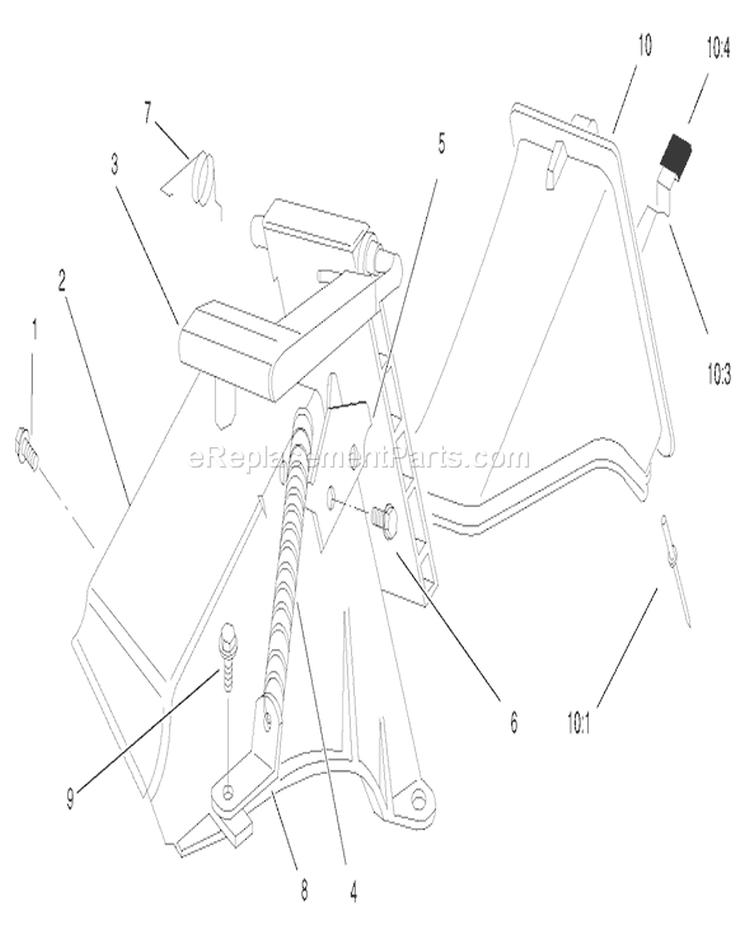 Page AD Diagram and Parts List for 20783 220000001-220999999 - 2002 Toro Lawn Mower
