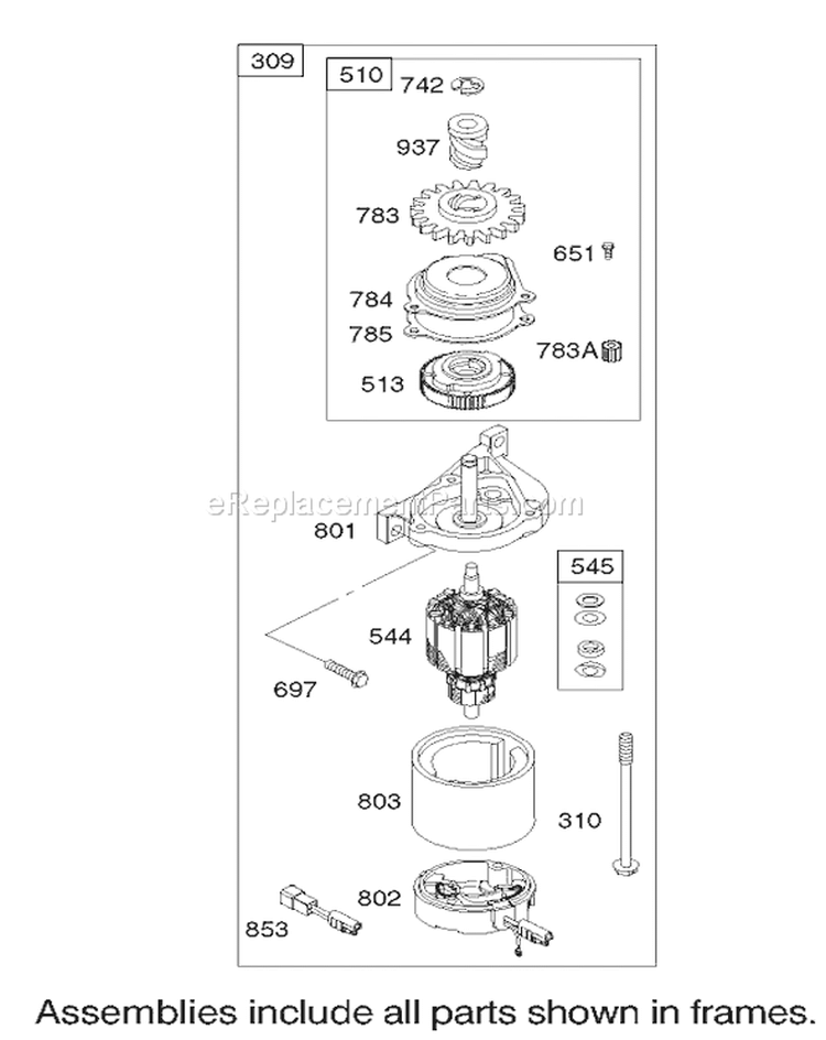Page AH Diagram and Parts List for 20784 220000001-220999999 - 2002 Toro Lawn Mower