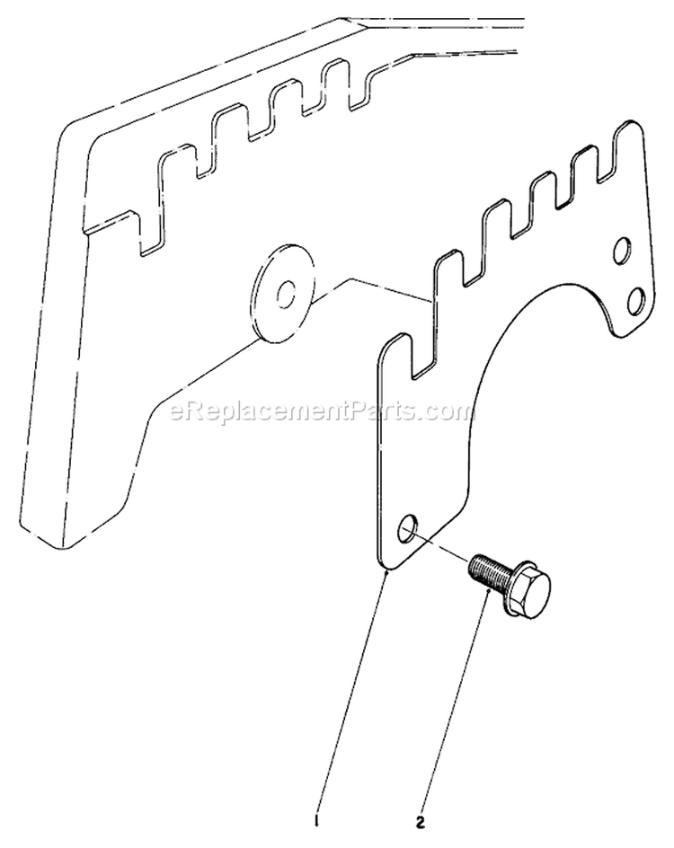 Wear Plate Kit Diagram and Parts List for 20752 2000001-2999999 - 1982 Toro Lawn Mower
