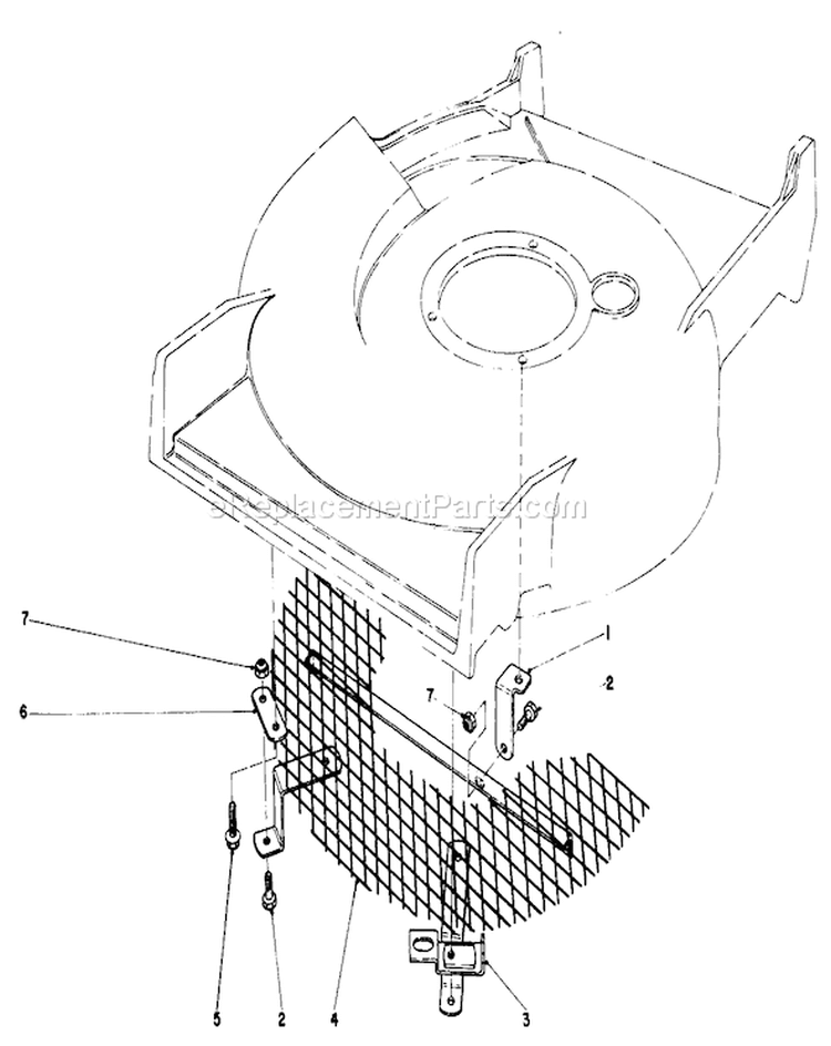 Leaf Shredder Kit Diagram and Parts List for 20752 2000001-2999999 - 1982 Toro Lawn Mower