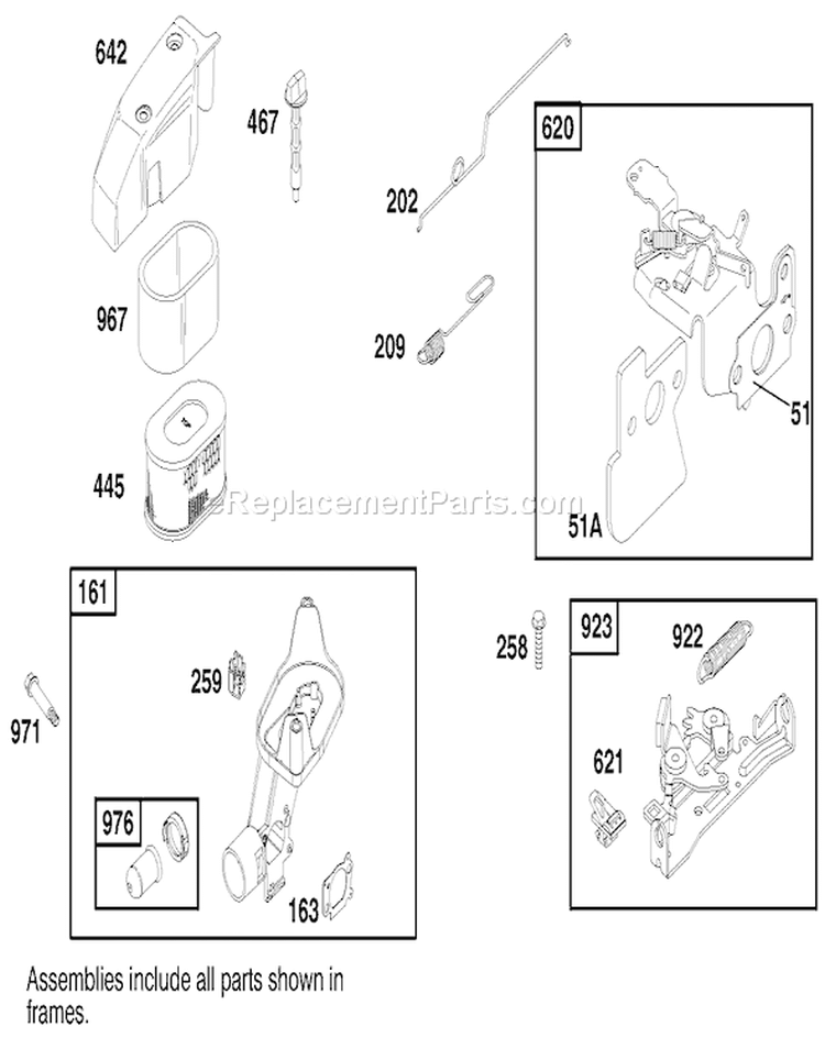Page F Diagram and Parts List for 20786 8900001-8999999 - 1998 Toro Lawn Mower