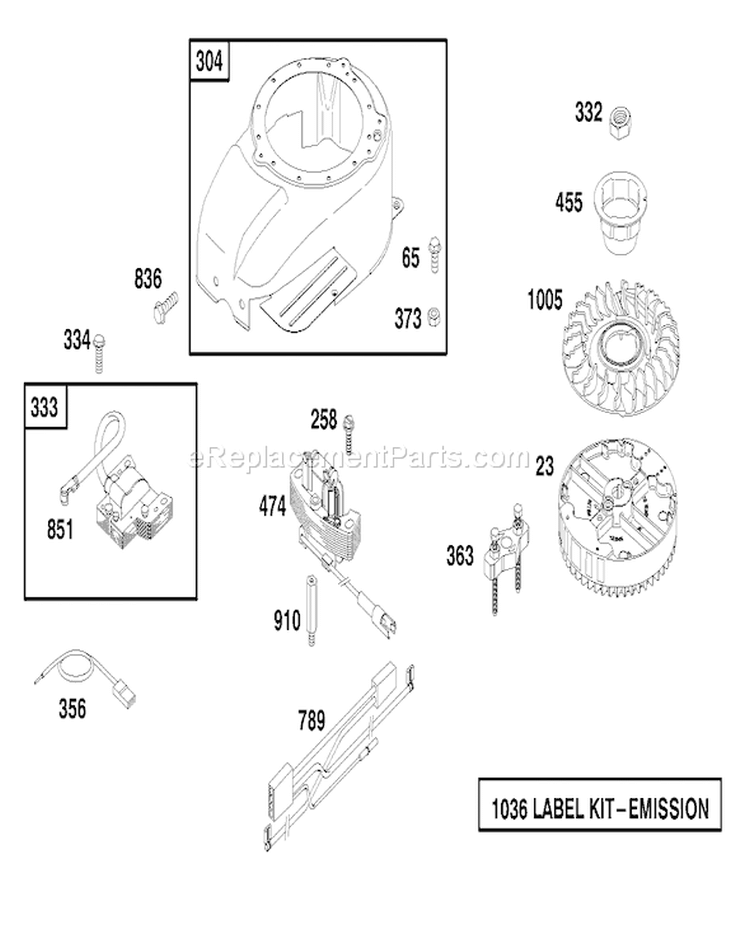 Page H Diagram and Parts List for 20787 8900001-8999999 - 1998 Toro Lawn Mower