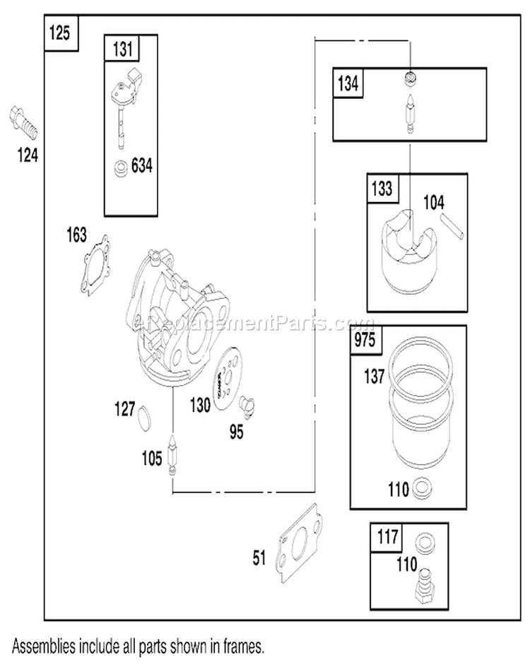 Page E Diagram and Parts List for 20787 9900001-9999999 - 1999 Toro Lawn Mower